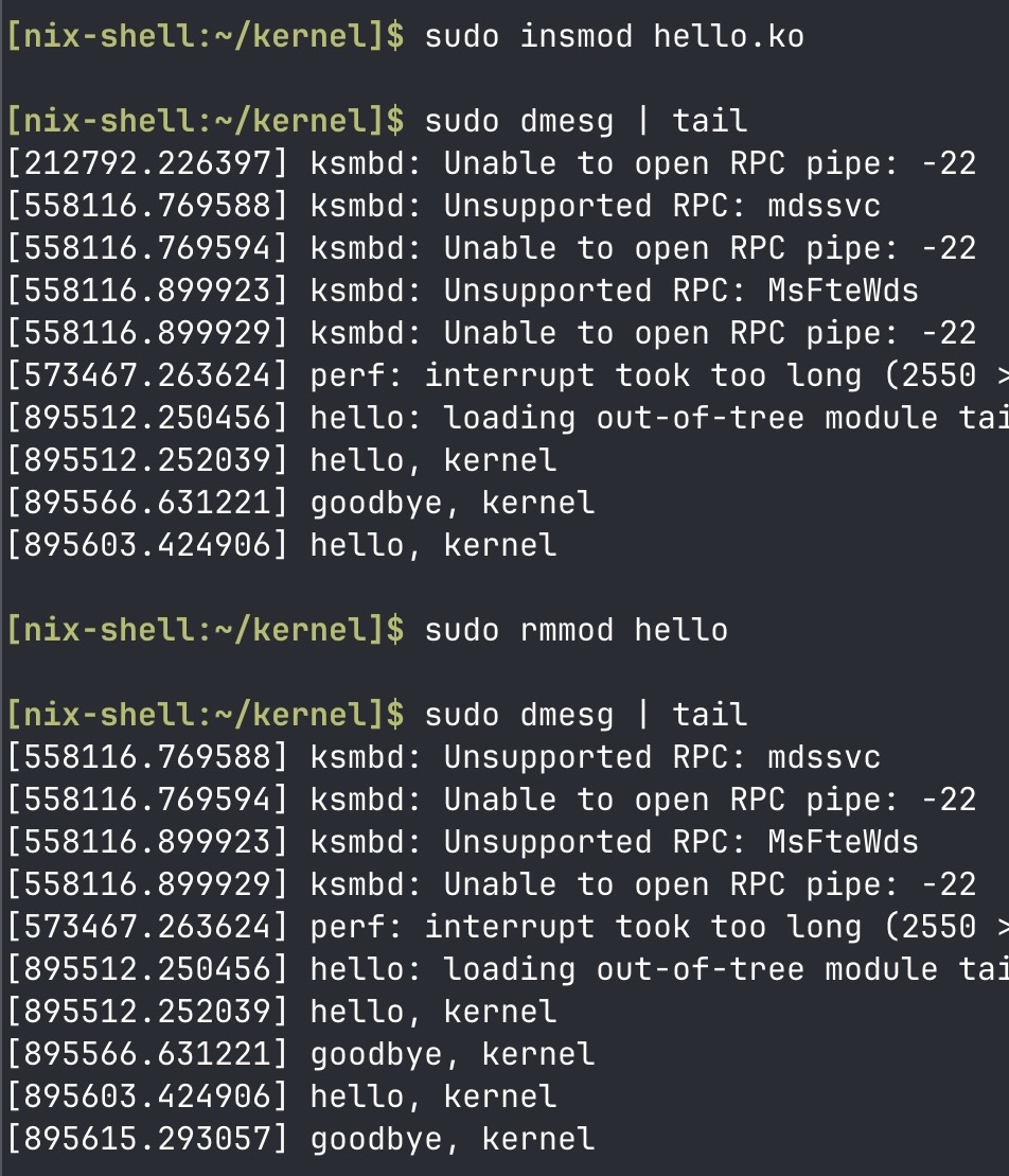Success on NixOS